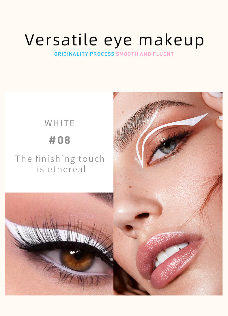 Color Liquid Eyeliner Amazon Makeup Waterproof Quick Dry Ultra Thin 12 color Eyeliner