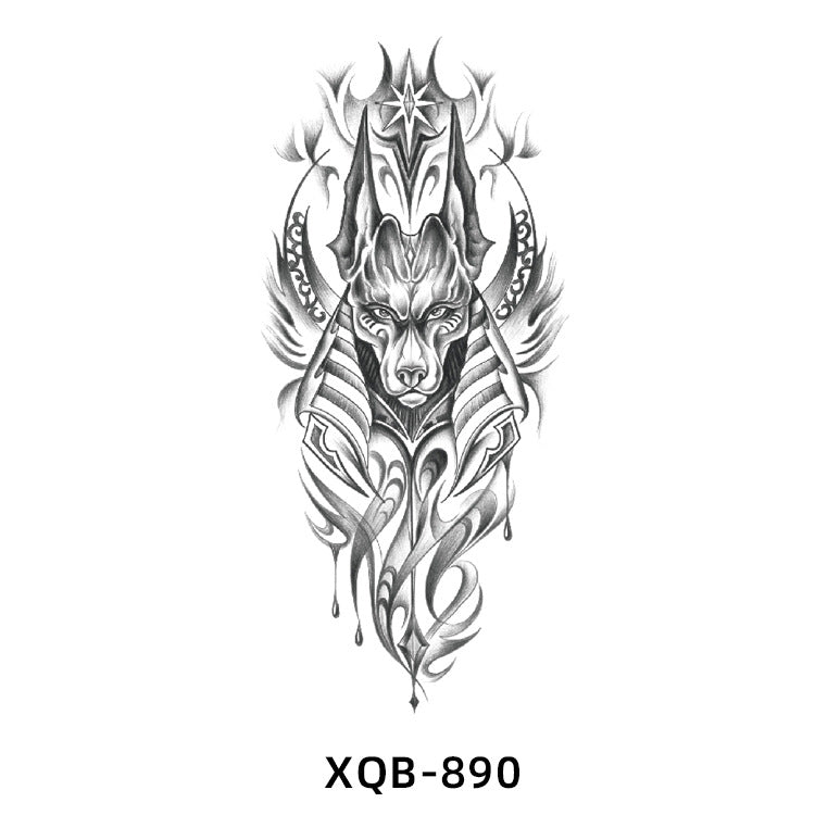Free shipping Tattoo Small Full Arm Tattoo Sticker Waterproof Sweatproof Half Sleeve Men's and Women's European and American Color Black and White Flower Tattoo Water Transfer Stickers Wholesale