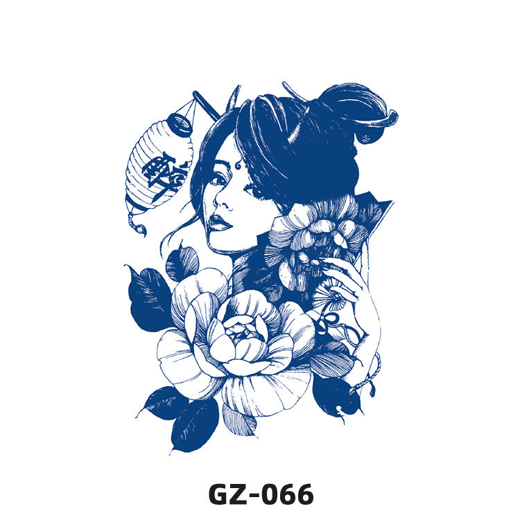 Free shipping Tattoo Juice Herb Tattoo Sticker Semi-Permanent Non-Reflective Simulation Pattern Waterproof and Durable Men and Women Tattoo Tattoo Sticker Paper