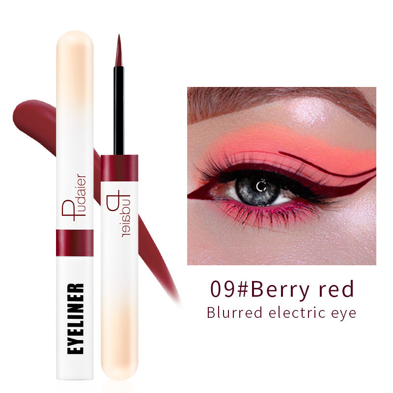 Color Liquid Eyeliner Amazon Makeup Waterproof Quick Dry Ultra Thin 12 color Eyeliner