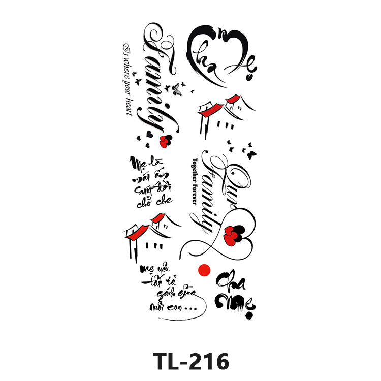 Free shipping Tattoo Factory Wholesale Fresh Tattoo Sticker Men's and Women's Flower Tattoo Stickers in Stock Direct Selling to Map Colorful Flowers