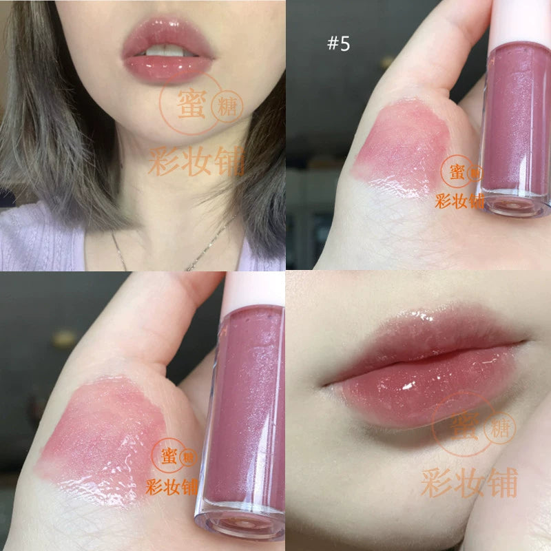 奶油高光口红唇彩釉!Beckisue水光镜面唇蜜嘟嘟唇保湿气色滋润FB平替