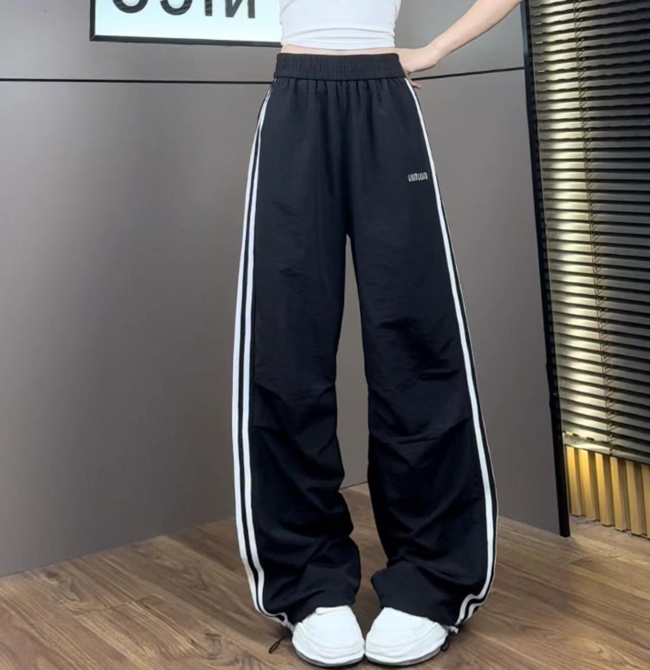 Free shipping new dopamine candy girl feeling full slim and thin quick-drying casual pants