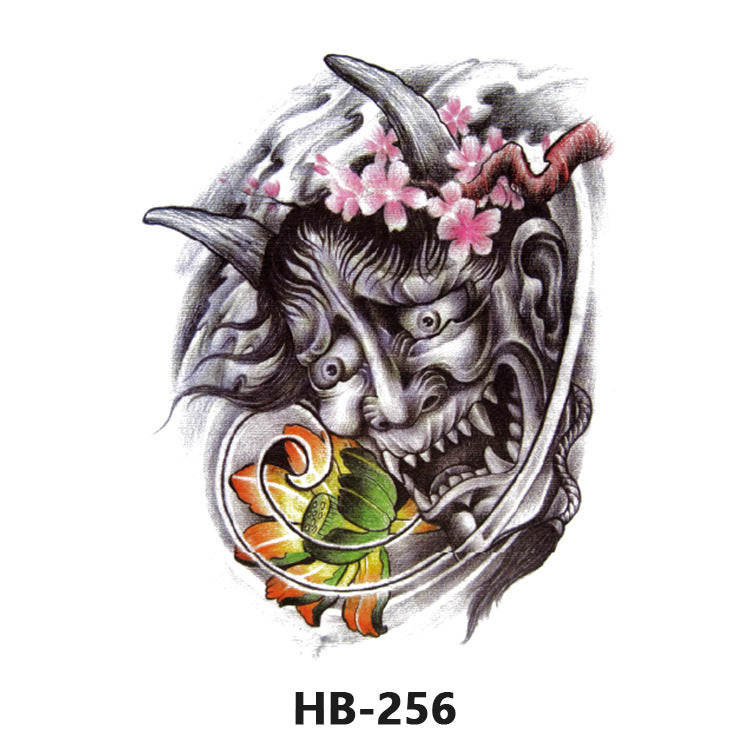 Free shipping Tattoo European and American Flower Personalized Wholesale Tattoo Sticker Waterproof and Durable Artificial Flower Arm Tattoo Temporary Chest Waist Sticker Tattoo