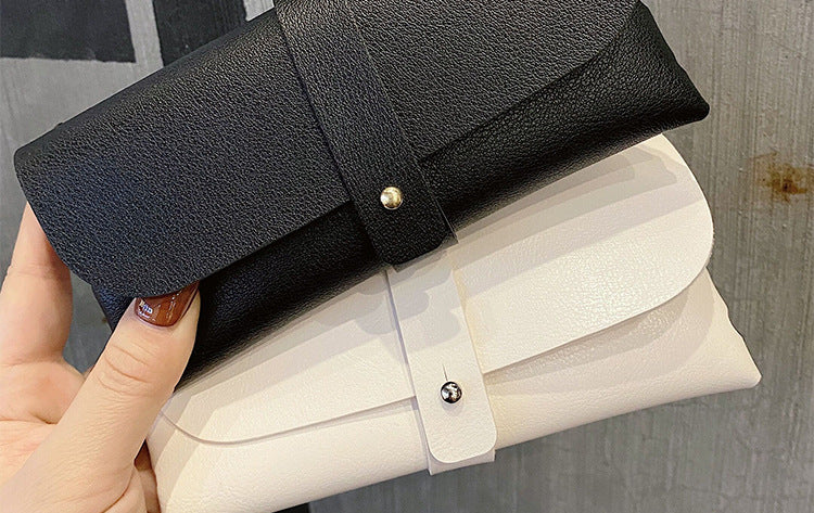 Women's fashion glasses 四眼帽~质感眼镜盒收纳盒装太阳镜平光眼镜抗压方便携带镜袋盒