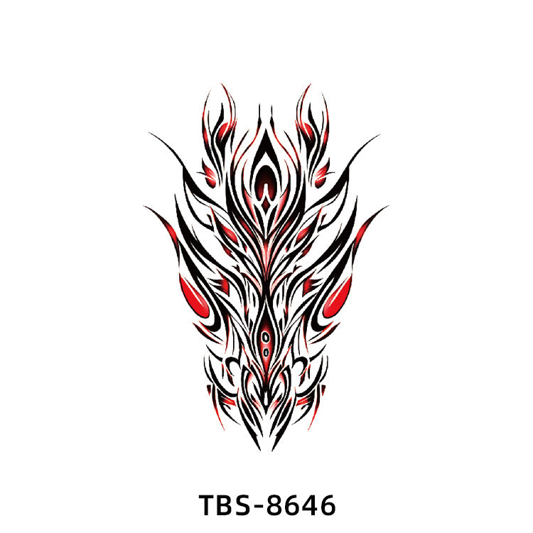 Free shipping Tattoo Small Full Arm Waterproof Sweatproof Tattoo Sticker Animal Color Half Sleeve Flower Arm Long-Lasting Cross-Border European and American Tattoo Sticker Paper Tattoo