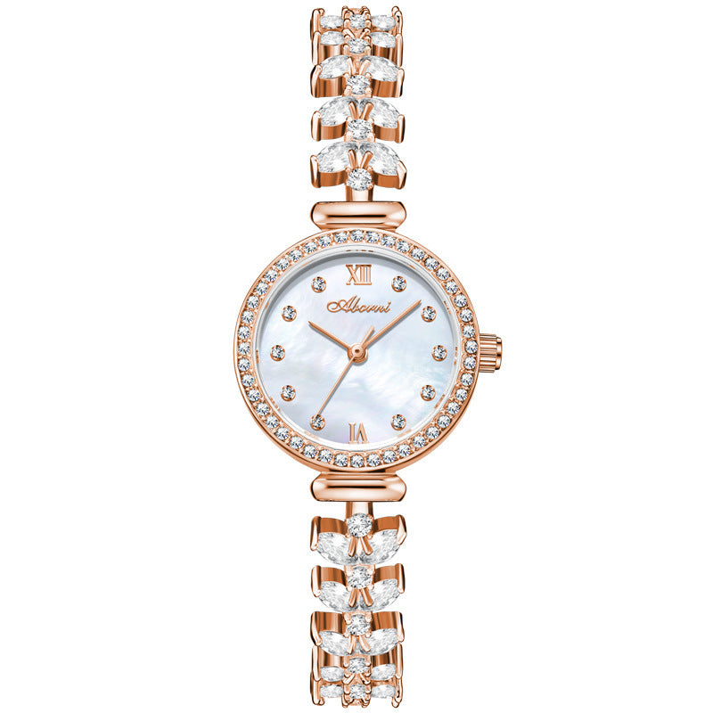 Fashion women's watchMermaid Watch Female Genuine Brand Famous Brand Special Interest Light Luxury Starry Sky Full Diamond TikTok Live Streaming on Kwai Hot Bracelet