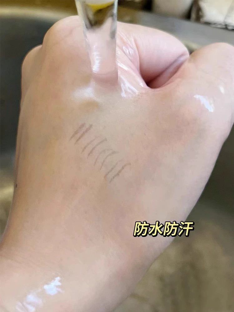 二叉眉笔野生眉防水眉笔防汗眼脸下至睫毛双爪极细眼线不晕染不脱妆女