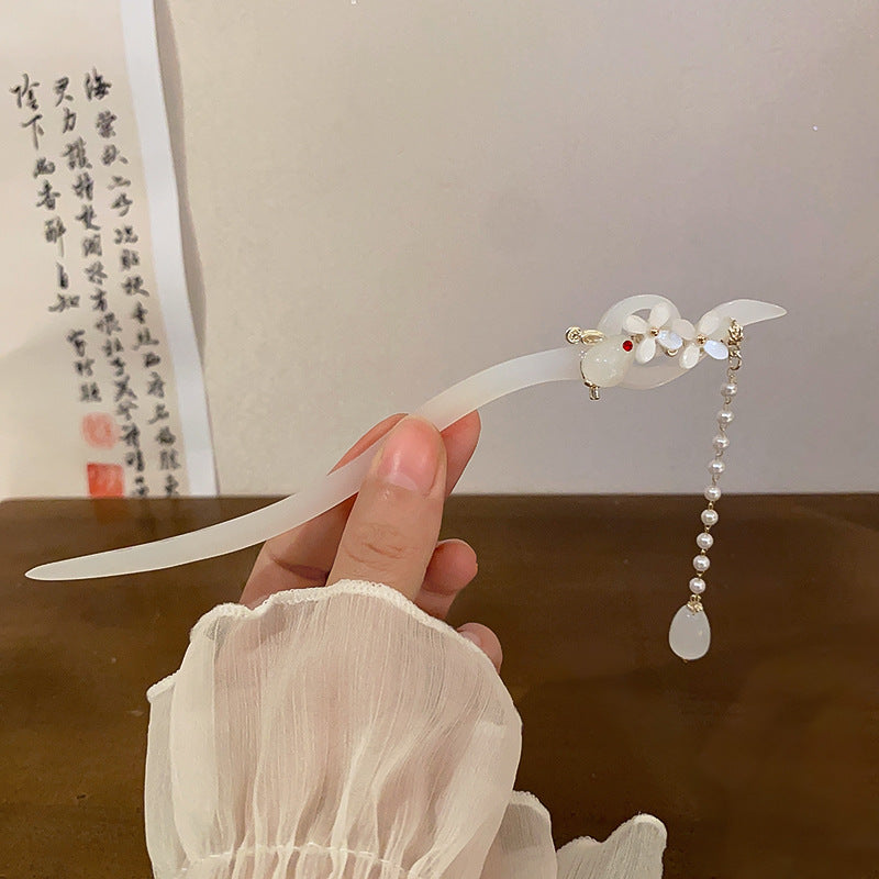 头饰发簪国潮新款发簪小众设计感盘发发钗新中式旗袍汉服簪子气质发饰批发