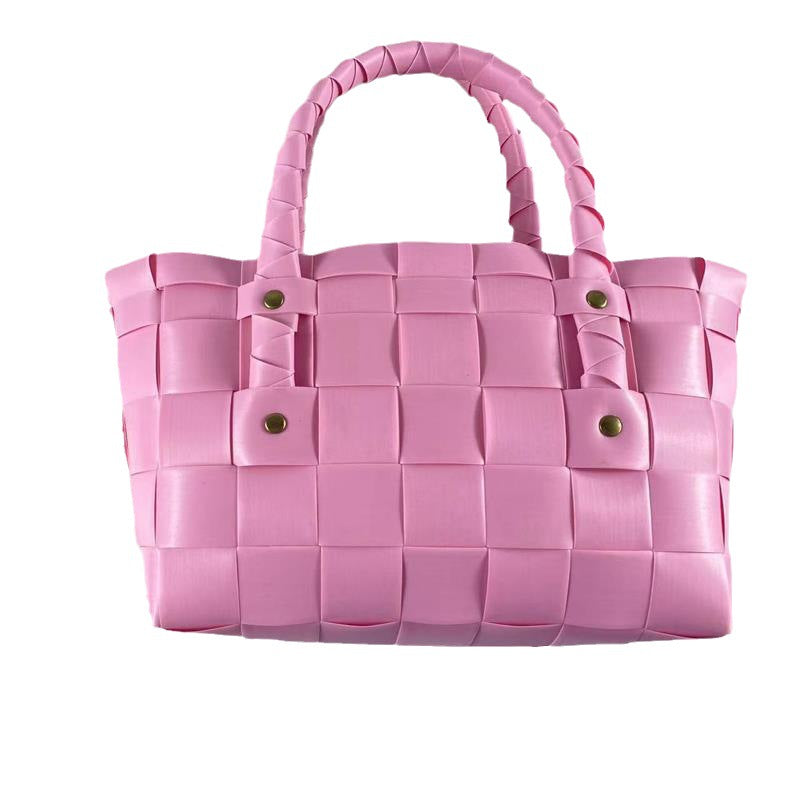 Dopamine Bag Free shipping Tattoo New Fashion Dopamine Handbag Woven Bag Tote Bag Gift Bag Women's Bag