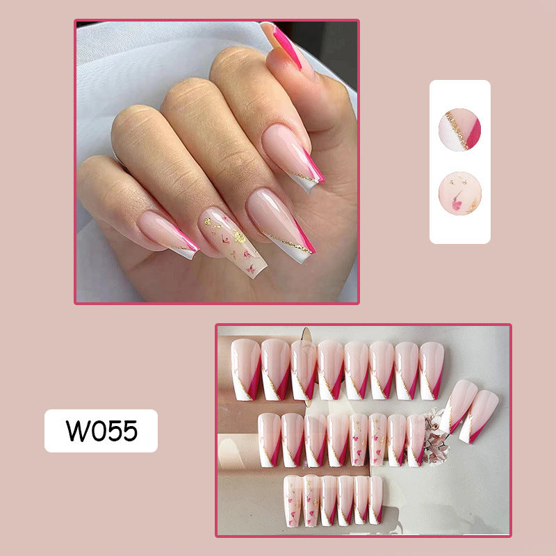 跨境穿戴甲外贸款指甲贴片诺顾美甲片假指甲美甲贴片成品甲 nails