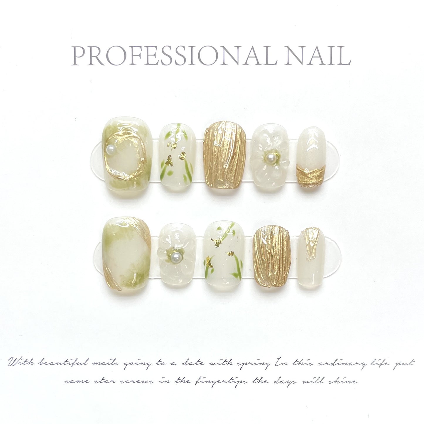 (reusable nail)Cold, luxurious, hollowed out, French, high-grade sense, blue hand-wearing armor, dreaming, online celebrity Xiaohongshu, light and luxurious.