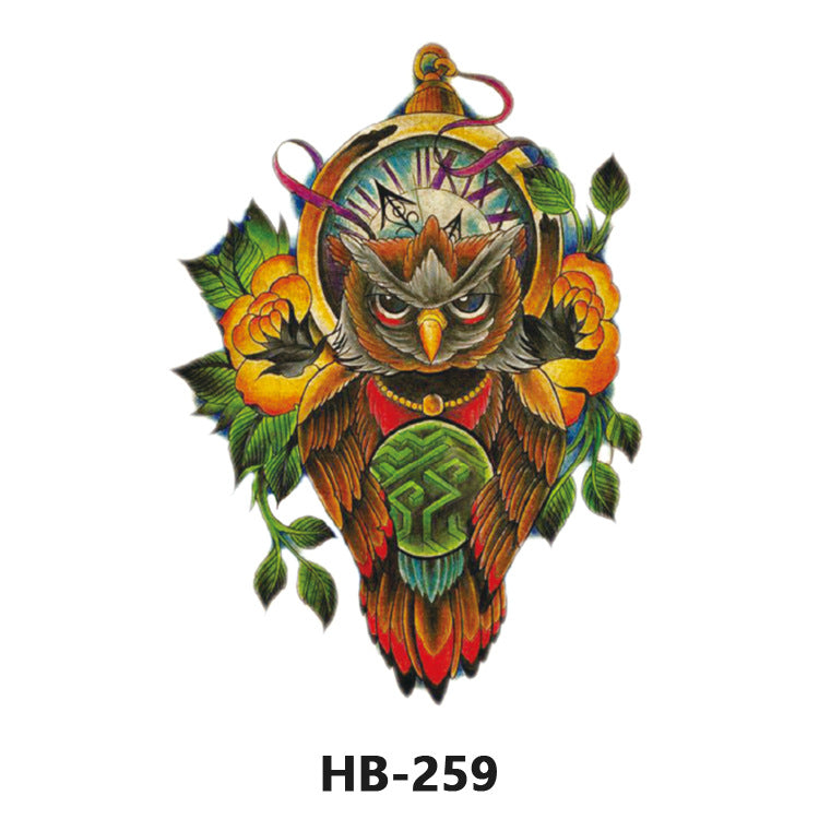 Free shipping Tattoo European and American Flower Personalized Wholesale Tattoo Sticker Waterproof and Durable Artificial Flower Arm Tattoo Temporary Chest Waist Sticker Tattoo