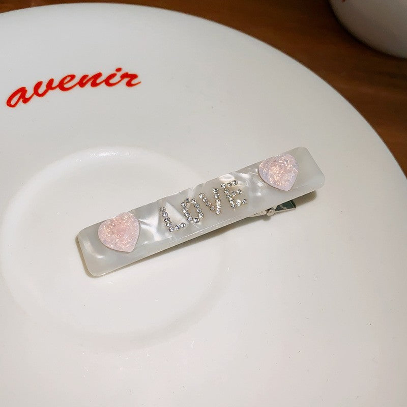 头饰发夹多巴胺甜酷风少女发夹y2k小众辣妹鸭嘴夹甜美高级感气质发饰批发