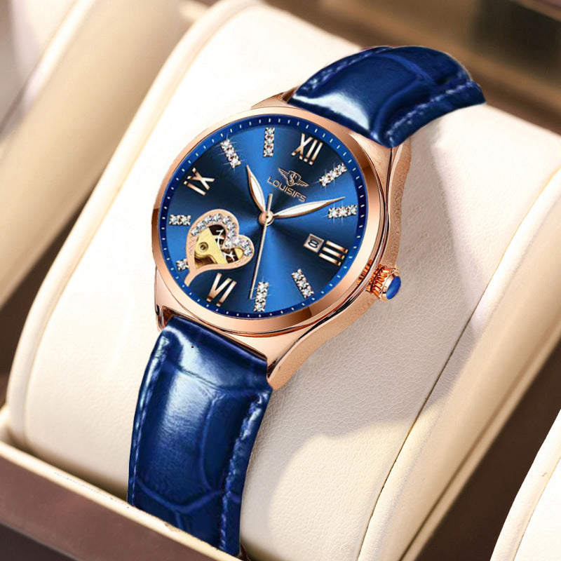 Women's fashion watch 路易梵斯新款女士手表女学生防水夜光日历韩版女表抖音爆款代发