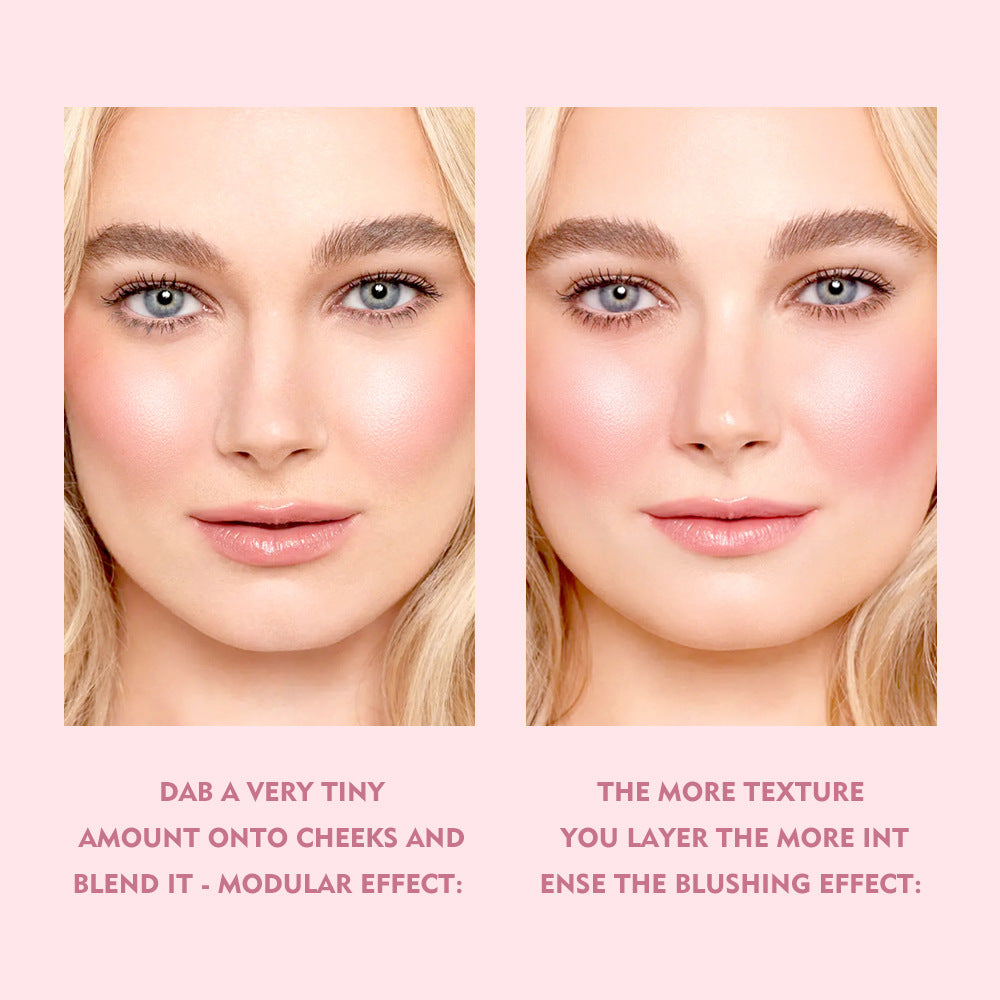 Warm Change Blush Clear Color Changing Gel Highlighter Blush Cream Natural Nude Blush