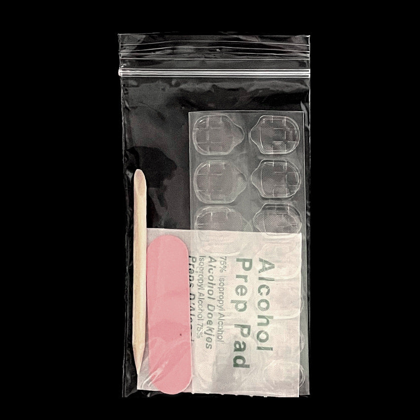 Fashion  nail Manicure Wear Manicure Jelly Double-Sided Polishing Strip Manicure Implement Alcohol Pad Double-Side Paste