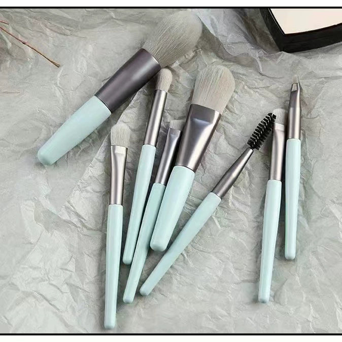 高颜值花样晴空化妆刷一整套套装方便携带散粉刷眼影刷刀锋眼线刷