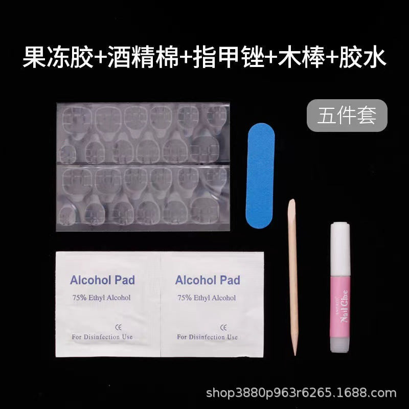 (reusable nail)[Yihe] Nail Products Patch Wearing Nails Hao Benfeng Flower Durable Nail Patch Nail Products
