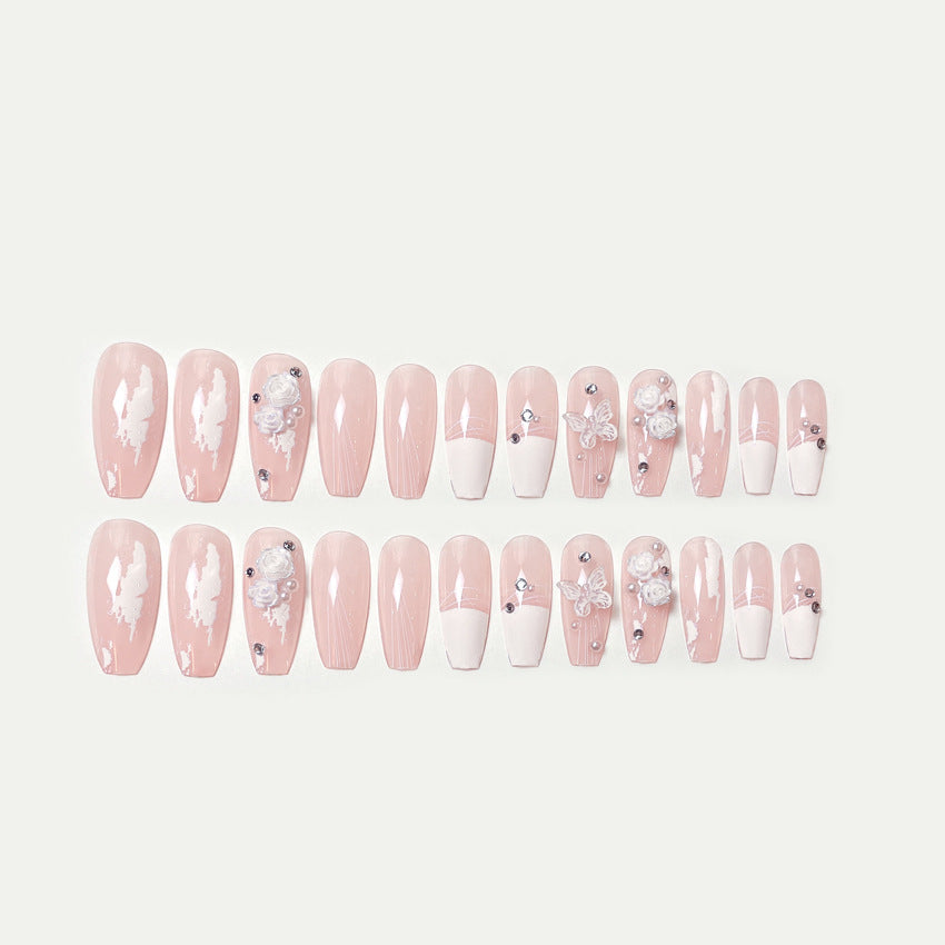 Fashion  nail Butterfly Wear Armor Removable Nail Patch Nail Sticker Nail Stickers Fake Nails Wearable Nail Stickers X102
