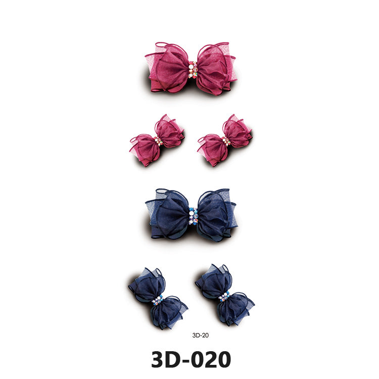 Free shipping Tattoo In Stock Wholesale 3D Butterfly Waterproof Sweatproof Female Stereo Emulational Creative Temporary Stickers Europe and America Cross Border Butterfly Tattoo Sticker