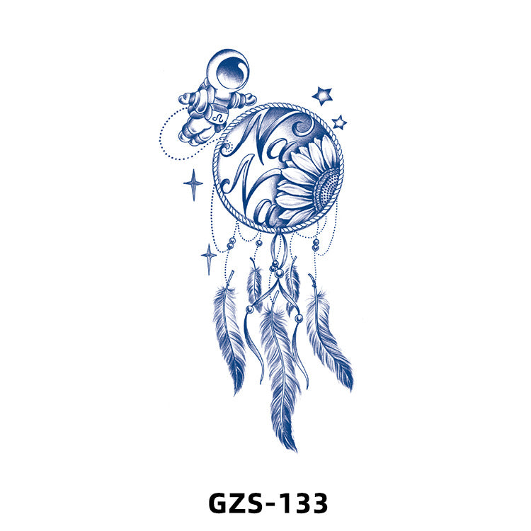 Free shipping Tattoo New Herbal Juice Tattoo Sticker Cute Flowers Fresh Flower Semi-Permanent Ins Tattoo Stickers Factory Wholesale