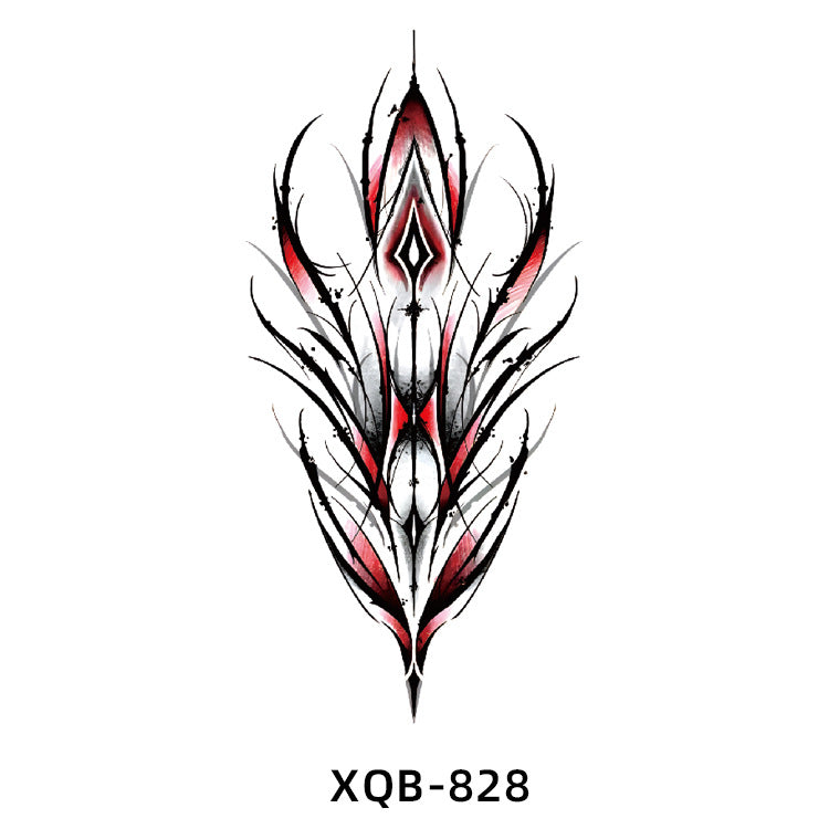 Free shipping Tattoo New Flower Arm Tattoo Sticker Waterproof Men's and Women's Small Arm Tattoo Tattoo Black and White Animal Tattoo Sticker Paper Factory Wholesale