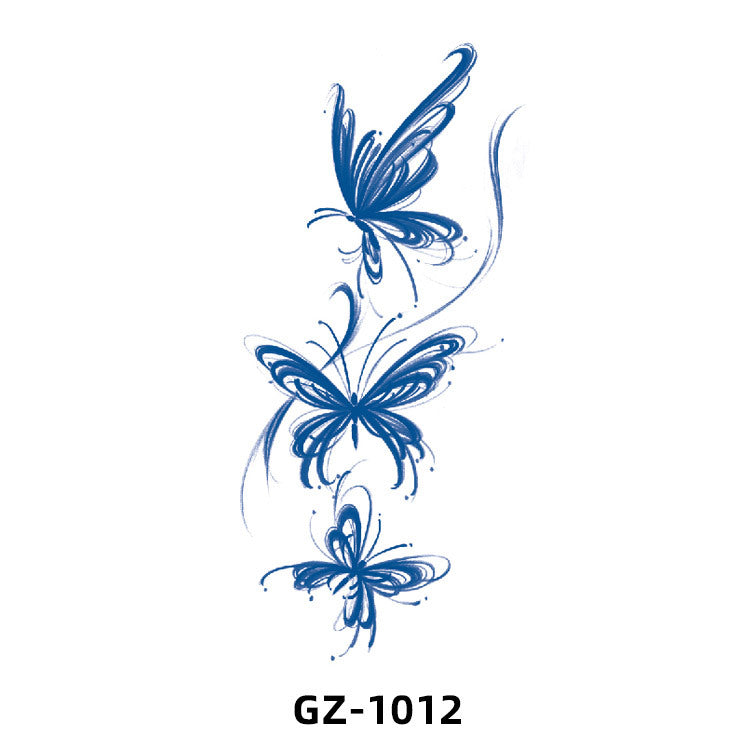 Free shipping Tattoo 2024 New Herbal Animal Tattoo Tattoo Sticker Semi-Permanent Pattern Half Sleeve Tattoo Waterproof Sweatproof Tattoo Sticker Paper