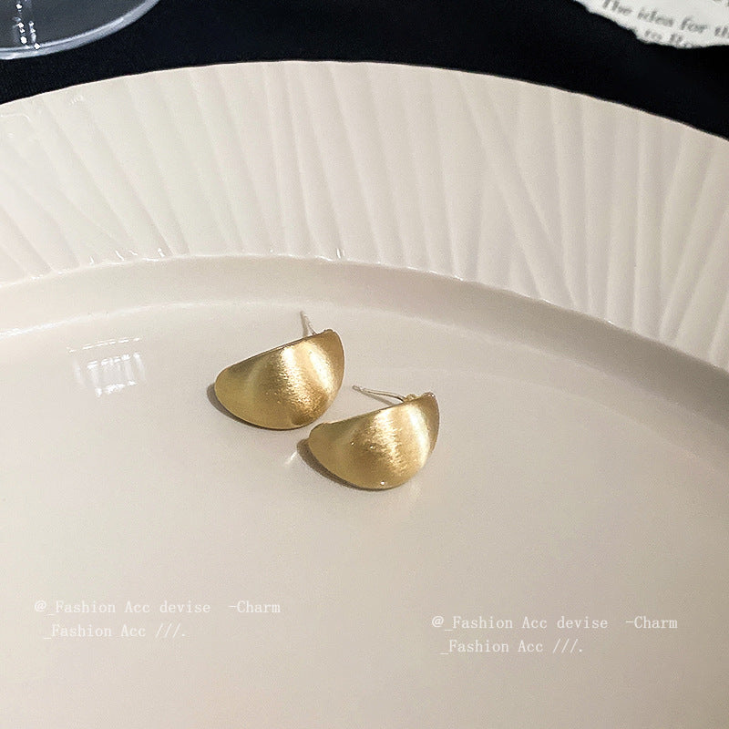 银针豆豆耳环韩国ins小众个性简约设计感耳钉时尚气质耳饰批发女