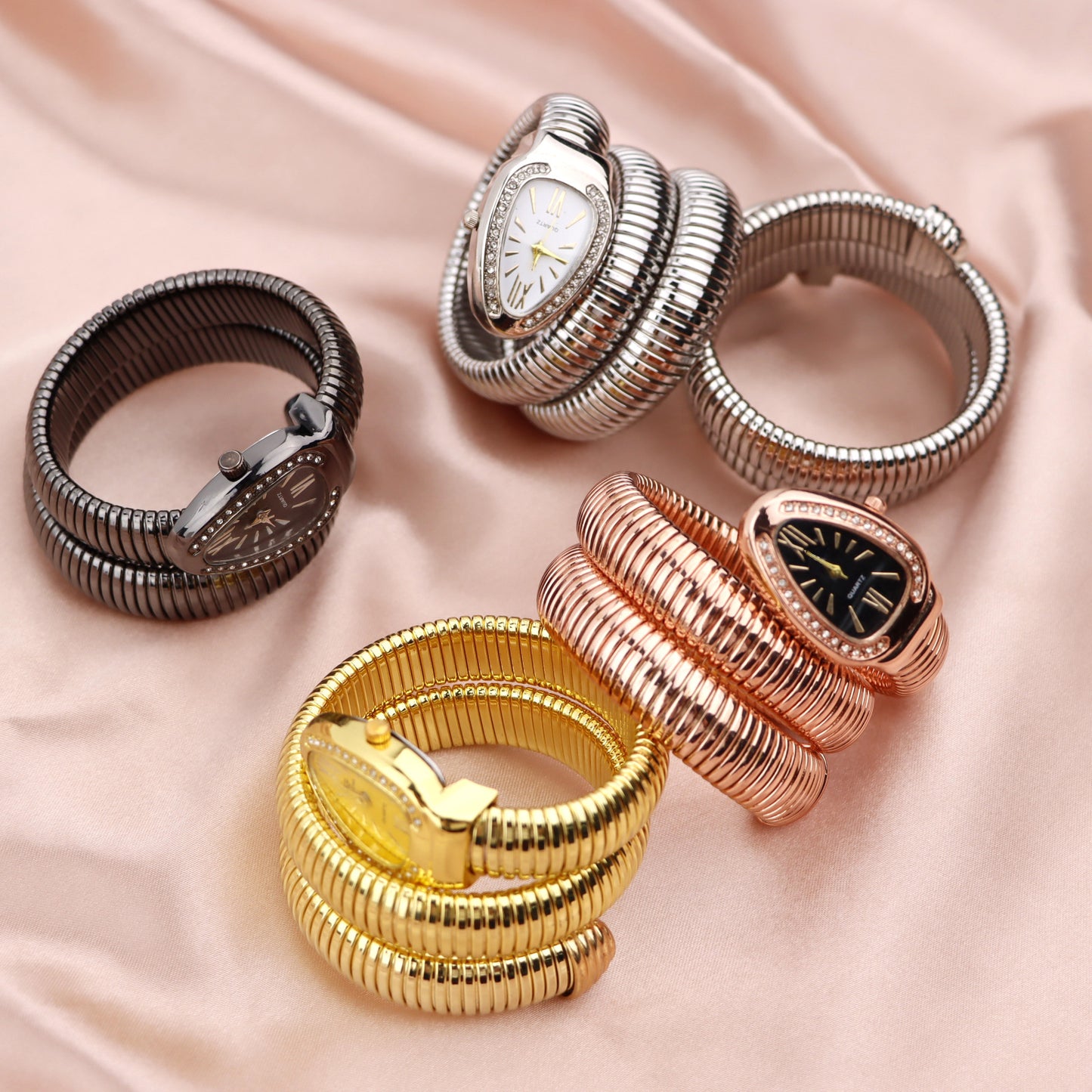 Fashion women's watchBifanxi Cross-Border Snake Watch Women's Fashion Bangle Watch Creative Quartz Watch Personality Bangle Watch Wholesale