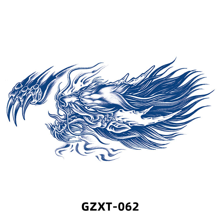 Free shipping Tattoo 2023 New Factory Wholesale Juice Chest Paste Tattoo Sticker Herbal Semi-Permanent Back Tattoo Wings Tattoo Sticker
