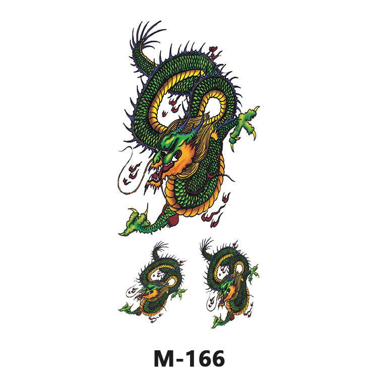 Free shipping Tattoo Wholesale New Tattoo Sticker Long Lasting Waterproof Stickers English Alphabet Letters Flowering and Fruiting Color Arm Half Sleeve Simulation Tattoo Sticker
