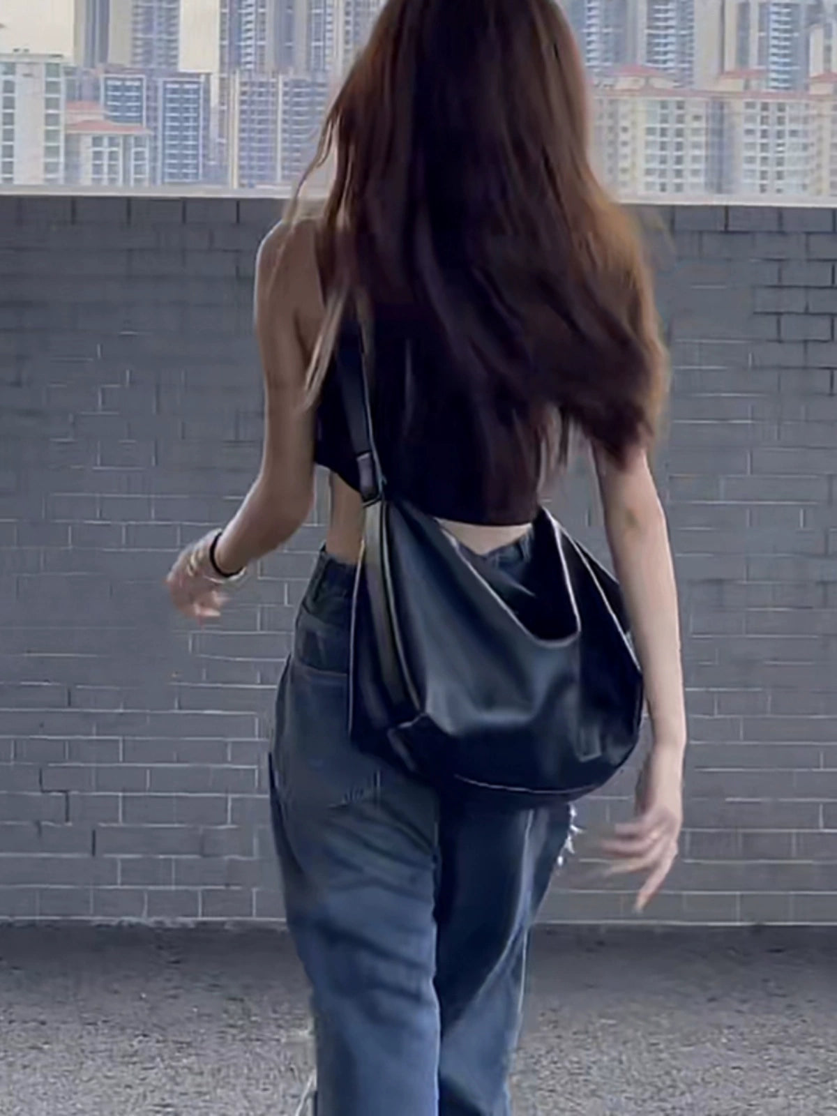 Free Fast shipping !! Street Fashion Cool girl Large Capacity Premium Niche Tote Bag  Versatile Dopamine Bag