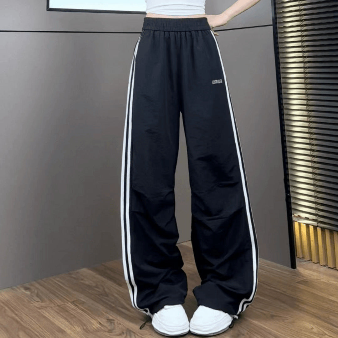 Free shipping new dopamine candy girl feeling full slim and thin quick-drying casual pants