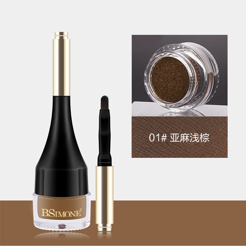 西蒙妮气垫半永久染眉膏女水眉笔防水持久不脱色自然防汗跨境批发