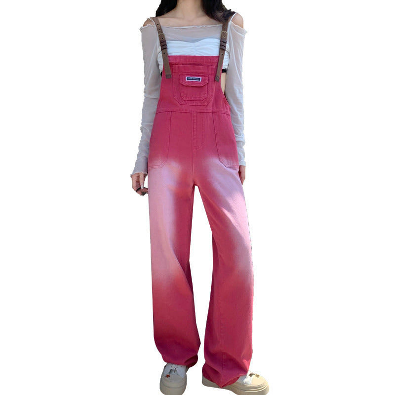 Free shipping  new loose and thin sweet and cool straight wide-leg pants