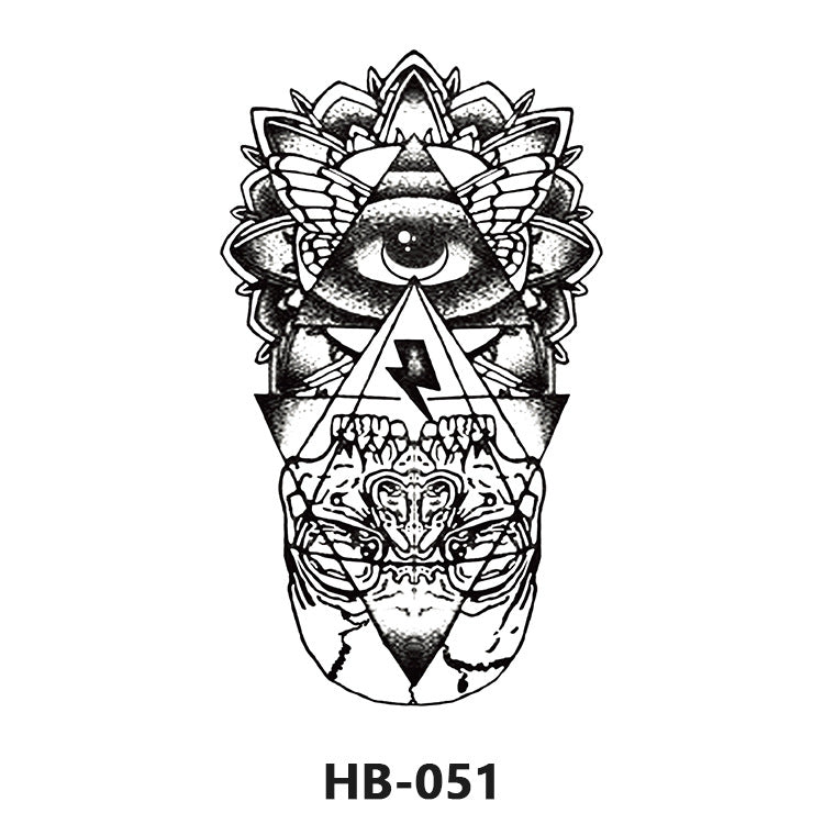 Free shipping Tattoo Cross-Border Factory in Stock Wholesale Artistic Tattoo Sticker Waterproof Fashion Flower Arm Stickers Half Sleeve Temporary Tattoo Sticker Men and Women