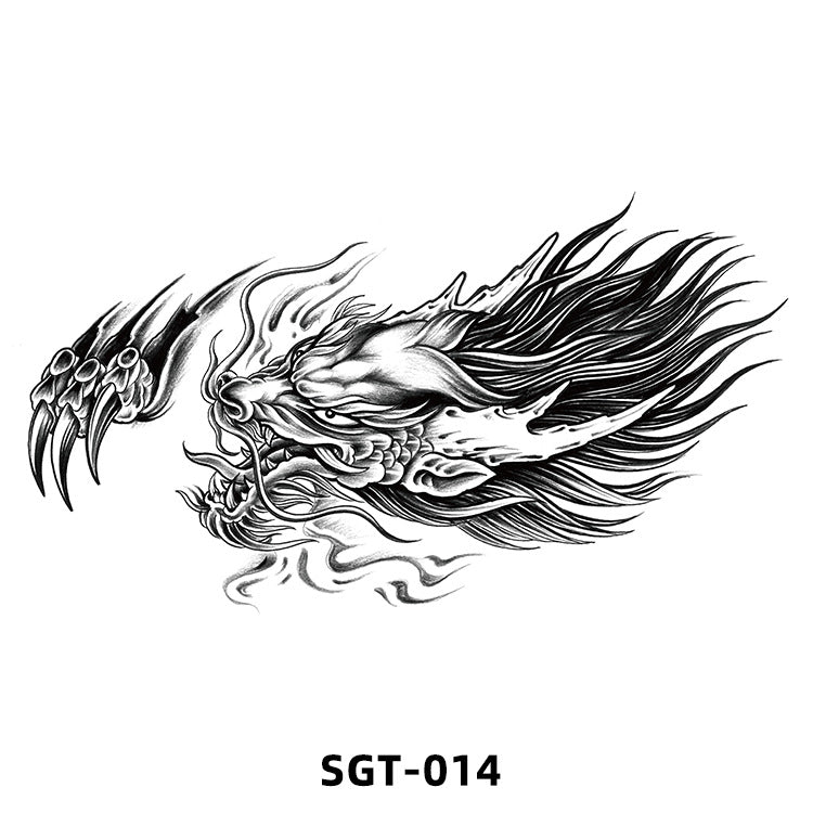Free shipping Tattoo 2023 New Factory Wholesale Chest Paste Tattoo Sticker Back Tattoo Wings Big Picture Sticker Tattoo Sticker Back Sticker