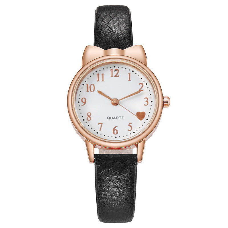 Fashion women's watchNew Ins Women's Watch Lovely Female Student Quartz Watch Xingyue Bracelet Watch Combination Suit Generation