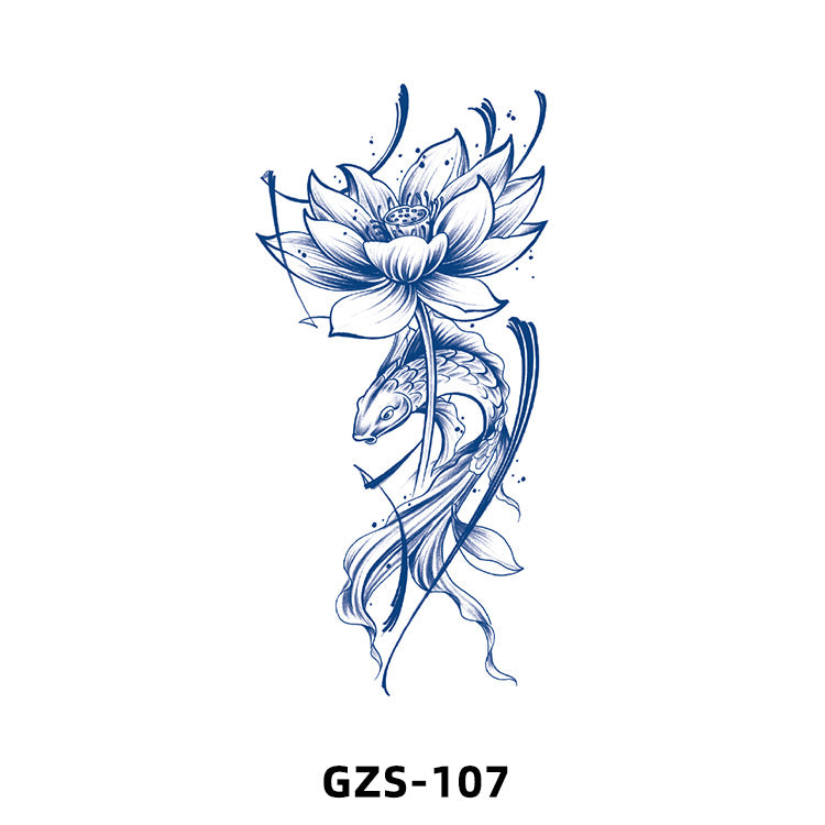 Free shipping Tattoo New Small Picture Tattoo Sticker Herbal Juice Tattoo Ins Fresh Semi-Permanent Tattoo Sticker Waterproof Sweat-Proof Stickers
