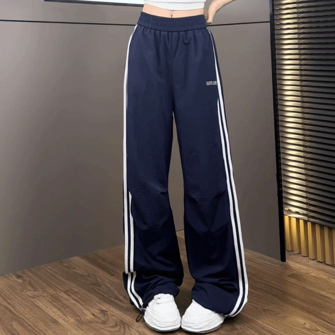 Free shipping new dopamine candy girl feeling full slim and thin quick-drying casual pants