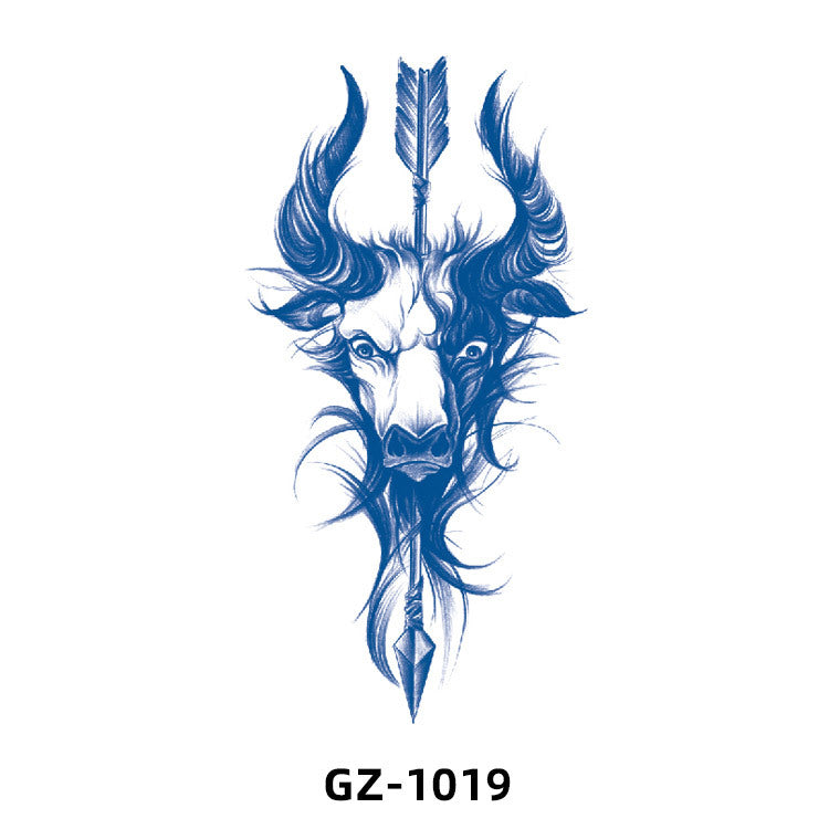 Free shipping Tattoo 2024 New Herbal Animal Tattoo Tattoo Sticker Semi-Permanent Pattern Half Sleeve Tattoo Waterproof Sweatproof Tattoo Sticker Paper