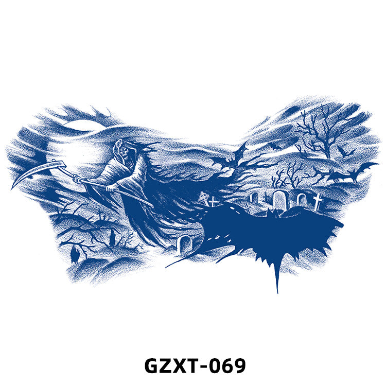 Free shipping Tattoo 2023 New Factory Wholesale Juice Chest Paste Tattoo Sticker Herbal Semi-Permanent Back Tattoo Wings Tattoo Sticker