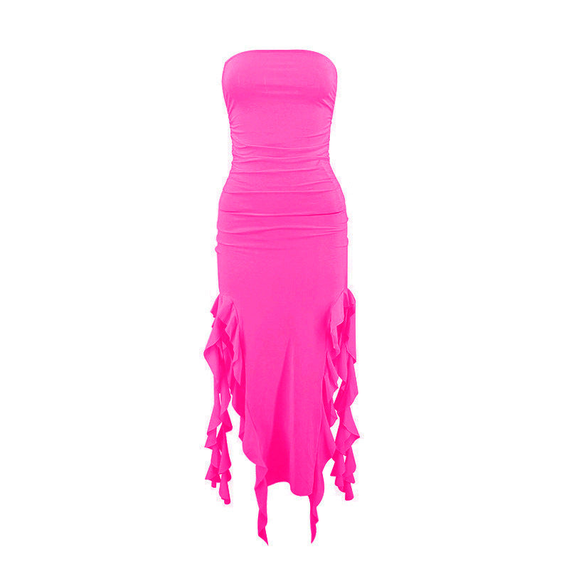 Free shipping  shoulder jellyfish lace dress sexy babes ur women's clothing