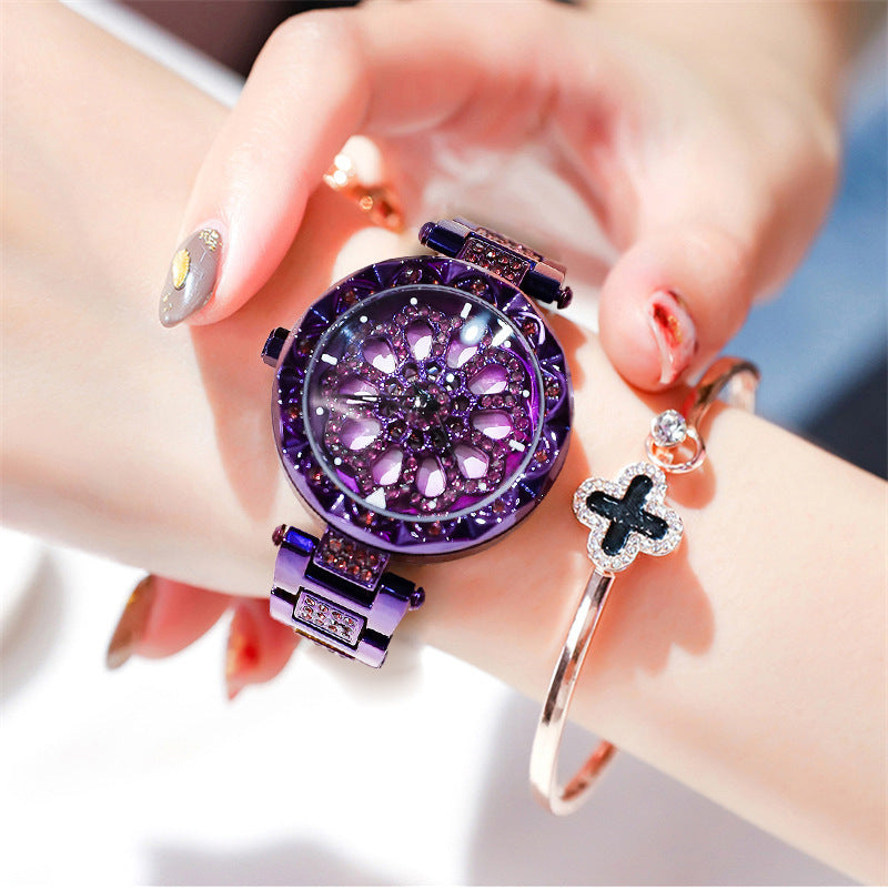 Women's fashion watch 韩版正品手表女抖音爆款时来运转手表女士时尚防水学生石英表女