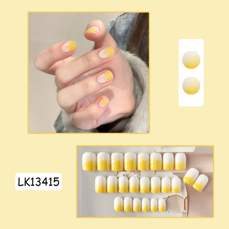 春夏穿戴甲诺顾美甲片渐变指甲贴片美甲贴片假指甲片穿戴美甲成品