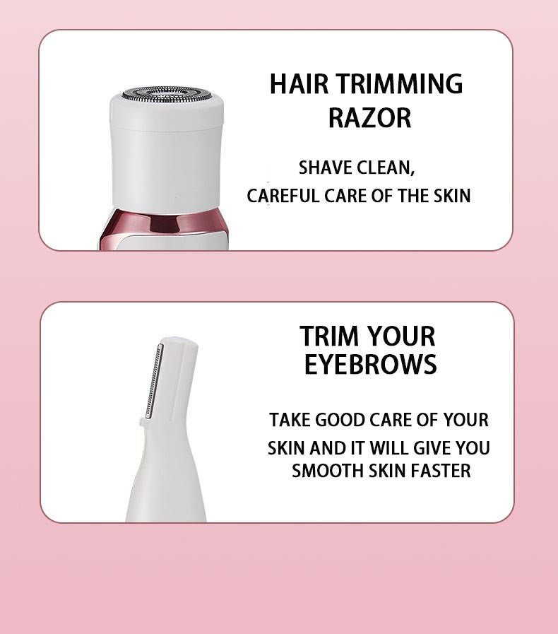 4-in-1  Multifunctional electric Shaver for women Body hair remover eyebrow shaver USB Charging