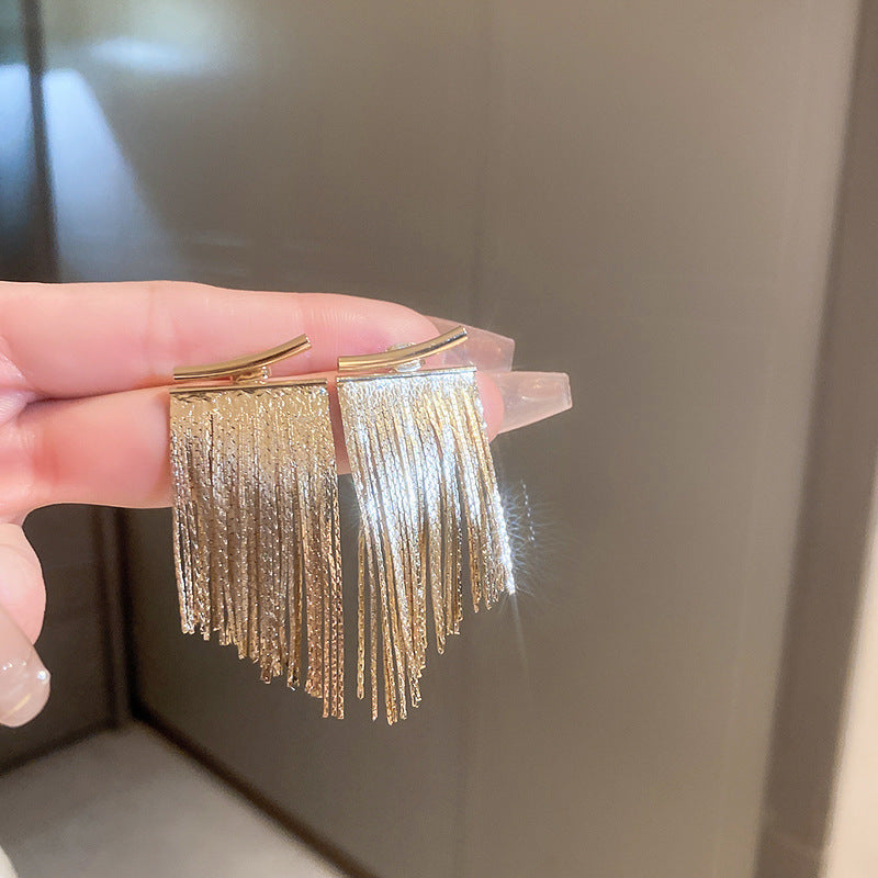 珠宝耳饰925银针几何耳环金属冷淡风ins个性设计耳钉时尚气质百搭耳饰批发