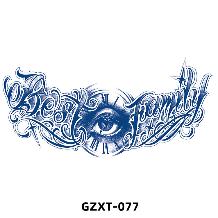 Free shipping Tattoo 2023 New Factory Wholesale Juice Chest Paste Tattoo Sticker Herbal Semi-Permanent Back Tattoo Wings Tattoo Sticker