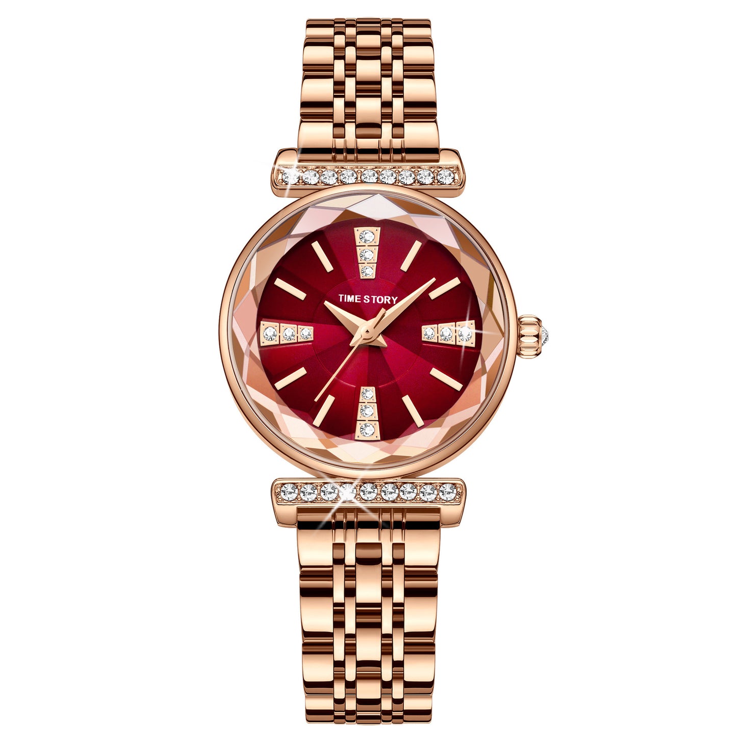 Fashion women's watchSOURCE Factory Straight Hair Ocean Heart Watch Waterproof Quartz Watch Tik Tok Live Stream Women's Watch Women's Watch